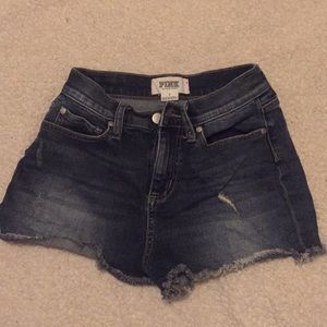 PINK Jean Shorts! Size 0